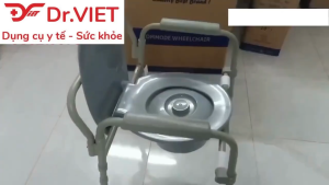 Ghế bô vệ sinh không bánh xe mặt nhựa LUCASS G-810 (Giúp cho người bệnh đi vệ sinh dễ dàng)