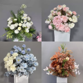 Wedding Decoration Artificial Flower Arrangement Table Centerpiece Stage T-Runway Setup Finished Product Silk Flower Ball. 