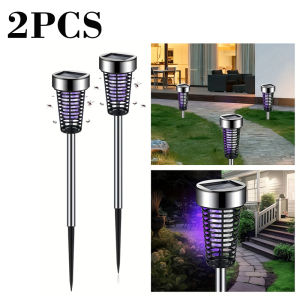 Solar Mosquito Killer Lamp Home Garden Waterproof Mosquito Repeller Outdoor Camping Electric Mosquito Artifact Lighting Lamps