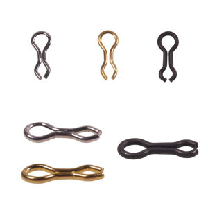 50PCS Pack Fishing Sinker Eyelets Leader Snap Brass Splay Ring Screw DO IT MOULD LOOPS Carp Fishing Leades Matt Black