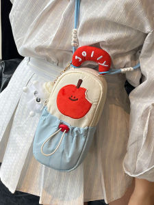 Cute 2025 New Womens Mobile Phone Bag Fashionable Casual Crossbody Bag Single Shoulder Handbag Simple High-End Feeling