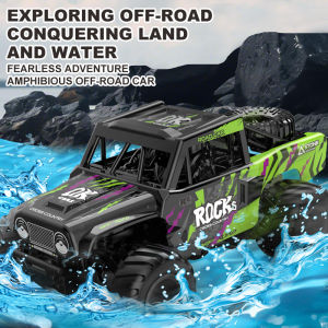 ST[Fast Delivery][Original Available]JJRC Q191 Rc Car Amphibious Waterproof Remote Control Vehicle Wrangler High Speed Off-Road Car 360°Spin Toy Cars For Boys