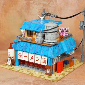 Keeppley Naruto Ichiraku Ramen Noodle Shop Building Blocks Toy for Kids Ages 6 Years Old and Above