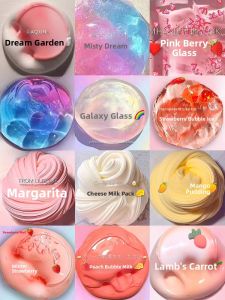 Non-toxic Slime Bubble Toy DIY Handmade Crystal Mud Girls Playdough Safe for Children Educational Art Craft Toy from China