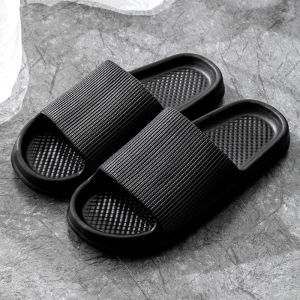 MONLEYTA | Mens Bathroom Slippers Noiseless Anti-Slip Wear-Resistant Special Bathing Shoes Large Size Home Comfortable High End Slippers