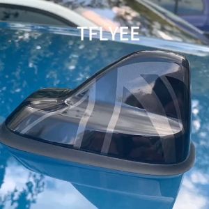 The Black Flag Car Exterior Trim Antenna Decoration Cover Sticker For MINI Cooper F54 Clubman F60 Countryman Auto Accessories