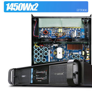 Gly Professional Double Four-Channel Outdoor Linear-Array Amplifier Wedding Performance Bar Subwoofer Switch Power Supply Digital Stage Box KTV Singing Pressure Limit Protection High Power Pure Rear Level Power Amplifier