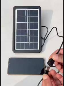 Solar Panel Charger USB Port Portable High Power Monocrystalline Solar Panel Phone USB Devices Charger & Line for Cell Phone Camping Outdoor
