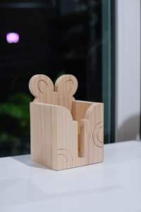 LP109 ชุดกระบะ ห้องน้ำชินชิลล่า กล่องหญ้า ที่วางขวดน้ำ กระบะเป็นแบบเซรามิก ทำจากไม้สนเกรดA แบบหนา น่ารัก มินิมอล