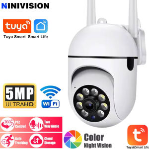 2.4G 5MP Tuya Smart Mini WiFi IP Camera Indoor Wireless PTZ Security Home CCTV Surveillance Camera Auto Tracking Two Way Audio