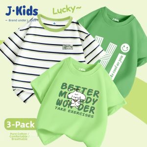 JKIDS | Cotton Stripe Preppy Style Boy T-Shirts
