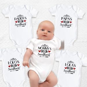 Baby Onesies PH Little Sweetheart Statement Baby Girl Clothes 0-12 months Newborn Baby Onesie Cotton Bodysuit