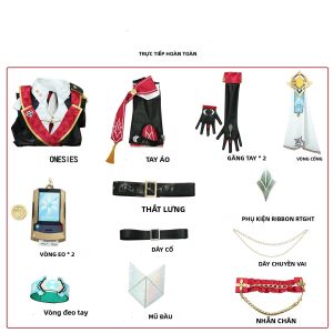 Bộ Trang Phục Cosplay Honkai Star Rail Dành Cho Nữ - Đồng Phục Topaz Numby Bao Gồm Tóc Giả Phụ Kiện Đội Đầu & Vòng Đeo Tay Dành Cho Thành Viên Liên Quân Hòa Bình Giữa Các Vì Sao
