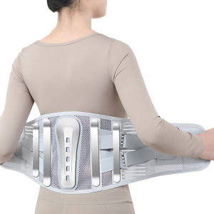 1PCS Bionic Support Back Brace for Lower Back Pain Adjustable Lumbar Support Belt with Soft Breathable Mesh & Lumbar Pad