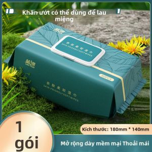 MONLEYTA | Vải ướt dày cỡ lớn cho trẻ em dùng một lần Túi đựng vải ướt lớn Vải ướt dùng cho miệng và tay Giá cả phải chăng