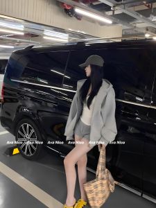 Áo Nỉ Nữ ITKP Dáng Rộng Áo Nỉ Cotton Dài Tay Áo Nỉ Thường Ngày Áo Nỉ Có Mũ Áo Nỉ Màu Trơn Áo Nỉ Mùa Xuân 2025