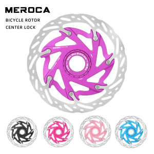 MEROCA Bicycle Center Lock Rotor 140mm160mm hollow heat dissipation wind breaking For Road Mountain Bike Rotors