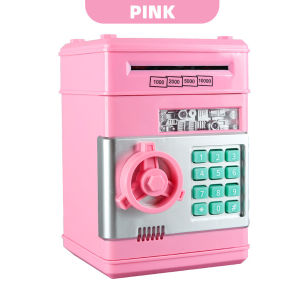 Child Gift Electronic Password Money Box Coins Cash Saving Money Box Counter Code Key Lock Piggy Bank Automatic Mini Safe
