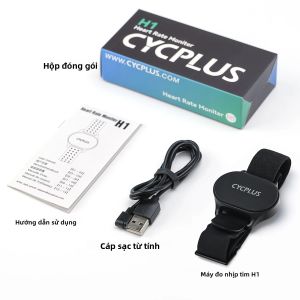 CYCPLUS Máy Theo Dõi Nhịp Tim Dây Đeo Cổ Tay Bluetooth ANT + Máy Theo Dõi Sức Khỏe Tương Thích Với Máy Tính Xe Đạp GPS Garmin Wahoo