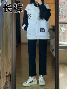 High Waist Straight Leg Black Denim Jeans for Women Pear Shape Body Slimming Small Size Cigarette Pants Autumn plus Size