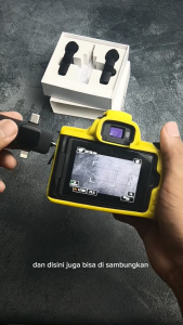 COD Cepat 3 IN 1 Microphone Wireless Dual Mikrofon Clip on Mic bluetooth UHF 2.4G Untuk IPhone & Type-C &3.5mm Tanpa kabel Microphone youtuber suara jernih mic wireless original Untuk Tiktok Live Vlog