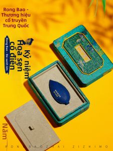 Đồ Chép Thư Họa Truyền Thống: Đá Sen Xanh Antique Bút Mực Tự Chế Kỷ Niệm