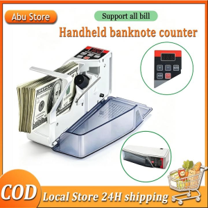 Money Bill Counter  Machine Automatic Cash Counting Machine with Counterfeit Detection Feature for Fake Money Financial Equipment for Bank Shop Supermarket Store