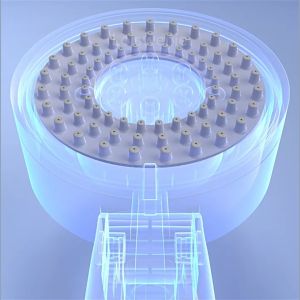 High Pressure Shower Head with Filter | Water Saving | Large Size Black & White Hose Holder Set