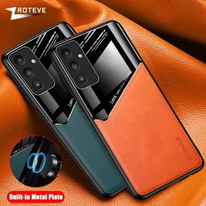 For Samsung A55 A56 Case ZROTEVE Leather Texture Soft Frame PC Cover For Samsung Galaxy A55 A35 A34 A54 A36 A56 5G Phone Cases