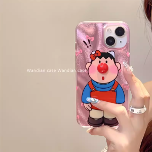 Cute Cartoon Fat Tiger Phone Case for Huawei Enjoy 70/60 Pro/50z Full Cover Anti-Fall Transparent Silicone Shell Protective Cover