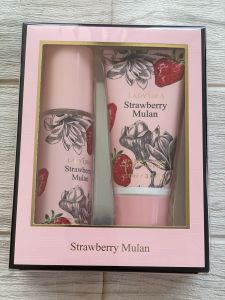 vs body perfume body lotion set stwaberry