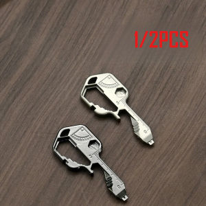 24 in 1 Multifunction Key Tool Combination Stainless Steel Pendant Mini Portable Keychain Outdoor Tools Bicycle Screw Wrench *&