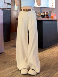 Stylish Elegance French Design High Waist Slimming Women Trousers