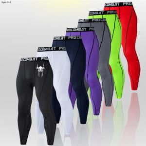Superhero Compression Pants Mens Cycling Running Elasticity Sweatpants Outdoor Fitness Leggings Trousers Men