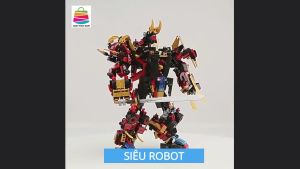 (908 chi tiết ) Đồ chơi cho bé mô hình lắp ráp Robot đồ chơi Robot Biến Hình Robot transformer 6 trong 1