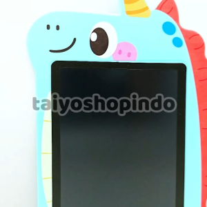 TAIYO LCD Writing Tablet 9 Inch Color Dino Dinosaurus Gambar Papan Tulis Hand Drawing Board Edukasi