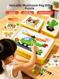 XIONGBUFAN | Creative Montessori Learning Toy Educational Large Particle DIY