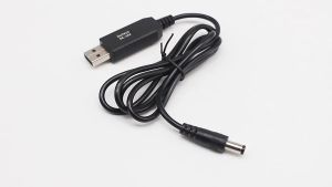 Taffware USB Converter Adapter Power Boost Line DC 5V to 12V 0.8A 1.2m - ST01 - Black