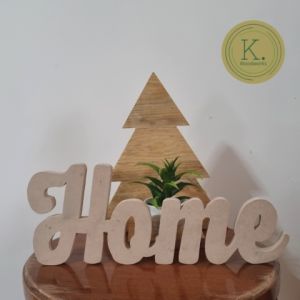 HOME WOODEN SIGNAGE DECORATION DISPLAY