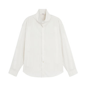 BODYDREAM | Men Chinese Style Collar Bamboo Button Long Sleeve Shirt Lyocell Blend
