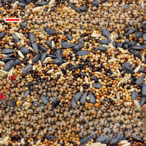 Tiger Skin Peony Xuanfeng Small and Medium-Sized Parrot Bird Food Feed Five-Color Raccoon Parrot Mixed Nutrition Grain Millet