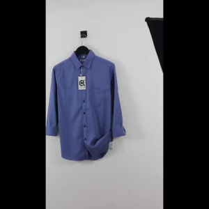 OKSTYLEE Kemeja Basic Polos Lengan Panjang Slim Fit Casual Pria Terbaru 2025