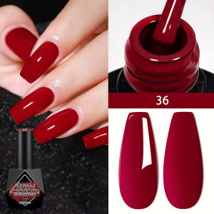 ยาทาเล็บเจลวิซูอาเทียแบบชิ้นเดียว เจลทาเล็บแบบ LED ติดทนนาน สูตรปราศจากสารตะกั่วและกลิ่น ใช้ได้ทั้งงานศิลปะบนเล็บ DIY และในชีวิตประจำวัน