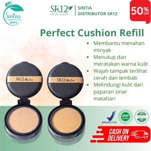 Bedak Sr12 Tahan Air Refill Bedak sr 12 Ori Glowing Refil Bedak Padat Sr12 Natural Cushion Sr12 Bpom