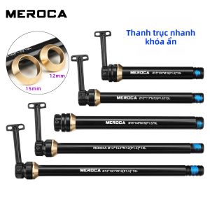 Siêu Nhẹ Hợp Kim Nhôm Xe Đạp Phát Hành Nhanh Nòng Trục Cần 12/15MM Ẩn Qua Trục Cho MTB Xe Đạp Đường Bộ Phụ Kiện