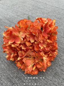 Wedding Celebration Silk Rose Artificial Flowers 5-Headed Embroidered Ball Purple Oil Painting Ball Road Guide Flowers Wall Decor