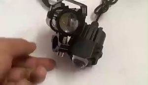 【Ready Stok】MOFOX J1 Laser Gun 12-85V Dual Color Mini Driving Light Untuk Sepeda Motor Lampu LED Hi/Lo Auxiliary Light MDL 40W