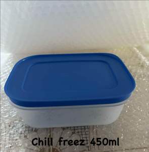 กระปุกแช่เเข็งอาหาร Tupperware รุ่น Chill freez (1ใบ) ขนาด 450ml