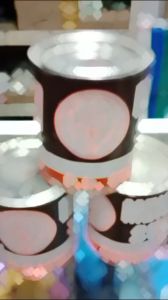 MENI BESI CAP MACAN CAT DASAR BESI WARNA MERAH MURAH