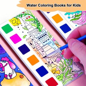 12-Sheet Watercolor Painting Book Set: A Creative Tool for Toddlers & Kids